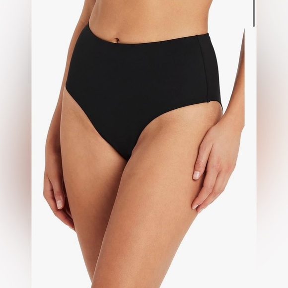 SEA LEVEL SWIM Dark Romance Cheeky High Waist Bottoms - Picture 3 of 6